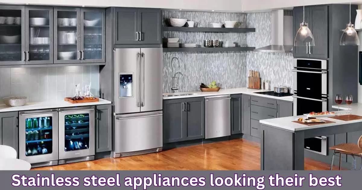 Stainless steel appliances looking their best